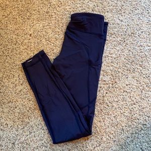 navy blue lululemon leggings size 4
